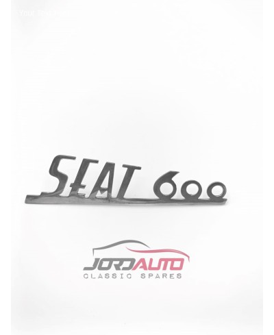 Rear Emblem SEAT 600 N Jordauto - Historical Spare Parts